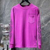 CHROME HEARTS Matty Boy Spider Web Long Sleeve T-Shirt
